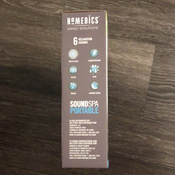 Homedics Sound Spa Portable - Picture 4 of 5